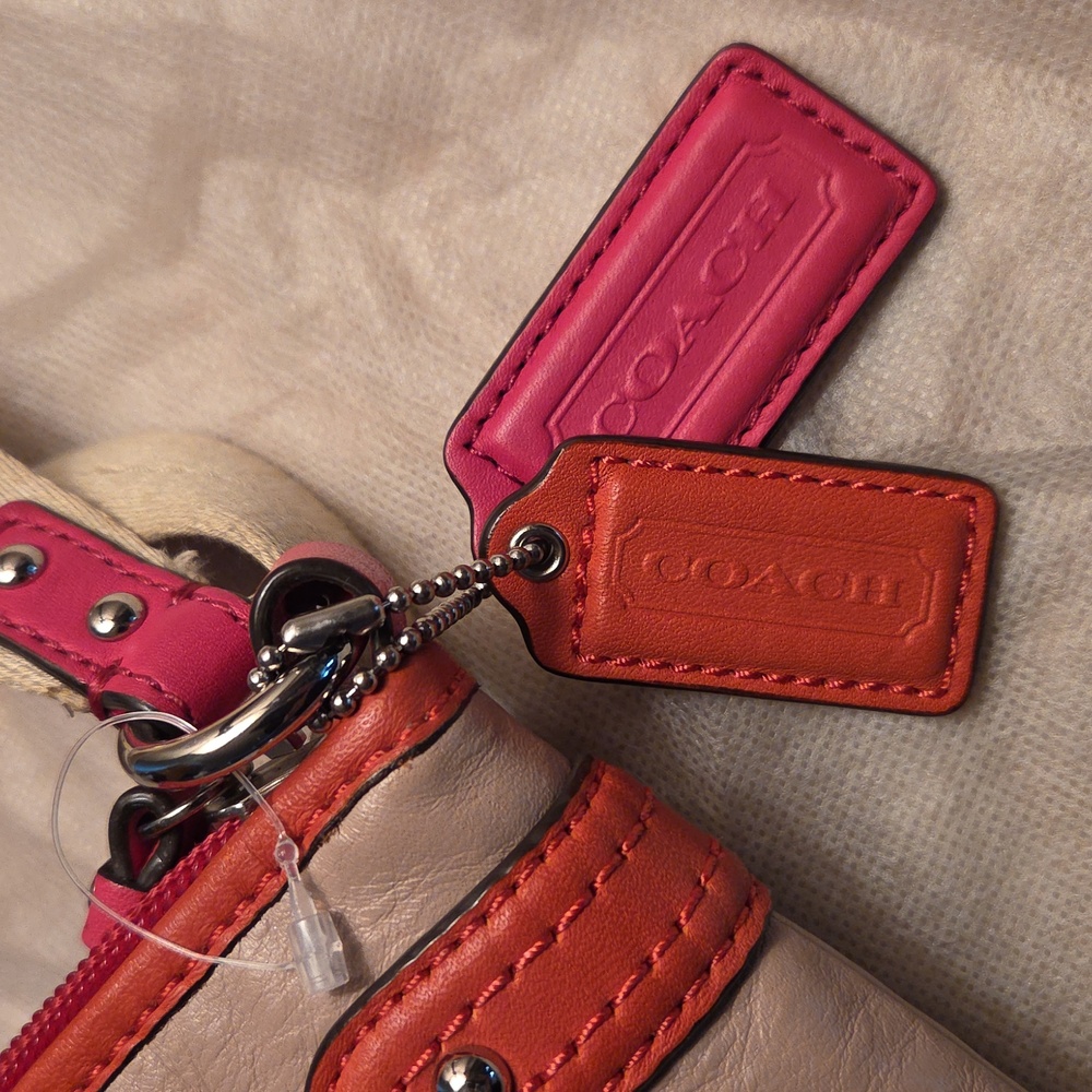 Coach Crossbody Bag in Pink and Gray - Picture 8 of 9
